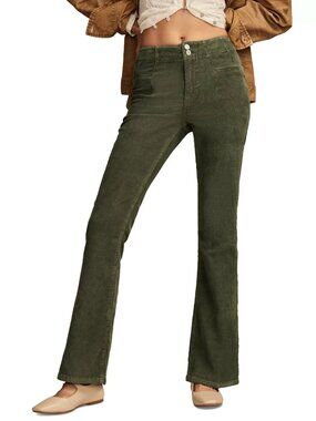 $50 OBO NEW — Lucky Brand Stevie High-Rise Corduroy Flare Pants 00/24 Long